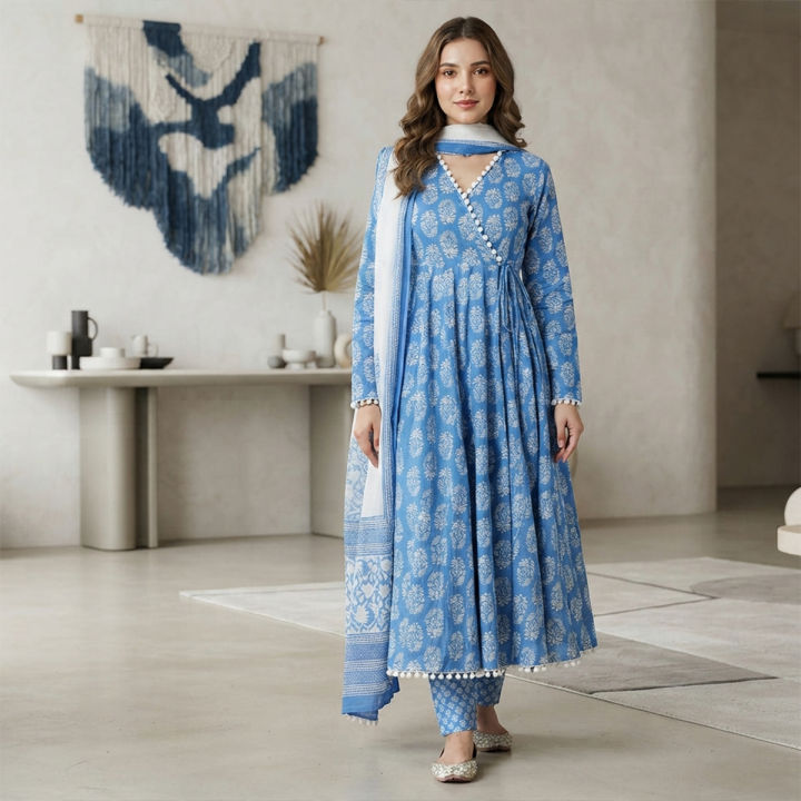 Exclusive Designed Gown Kurti for Women and Girls Stylish Casual Wear Elegant Comfortable Fashion Outfit