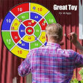 Sticky Ball Sports Toy Large Dart Target Plate Board Family Interactive Game Educational Arithmetic Indoor Outdoor Fun Party Pla. 