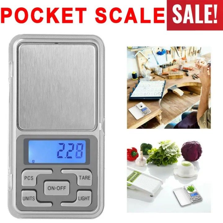 Mini Digital Scale 500g/200g / 0.01g Incremental Digital Electronic ...