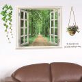 PVC window wall sticker - Parfect living room bedroom home decor - size wide 3'5"x2' height.