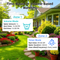 Tuya Smart WiFi Solar Sprinkler Water Timer 2Zone Garden Irrigation Controller Outdoor Automatic Hose Drip Watering System Alexa. 