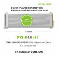 METALFISH PCIe5.0/4.0/3.0 x16 Riser Cable GPU Extension Wire for ITX Chassis Mini Compact Case RTX 5090/4090 & RX 7900 XTX. 