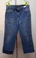 Maverick jeans used md1083 waist: 32-33 crotch: 12.5 length: 36.5 leg tip: 9 dark jeans, beautiful washed, soft fabric, not stretch, semi-large cylinder legs, with frayed fabric, cut the tip of the legs as shown. 
