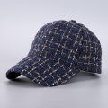 Plaid Baseball Cap - Lightweight, Adjustable, and Breathable for Autumn/Winter Outdoor Activities. 