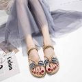 Latest girls bowknot shoes new design fashion summer shoes women sandals.