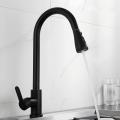 Kitchen Faucets 304 stainless steel Pull Out Kitchen Sink Water Tap Deck Mounted Mixer Stream Sprayer Head Hot Cold Taps. 