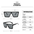 Fashionable Oversized Connected Fashion Glasses Women Unisex Sun Protection Sun Glasses, Outdoor Glasses. 