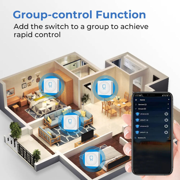 WiFi/Zigbee%203.0%20Smart%20Switch%2016A/20A%20Timer%20Circuit%20Breaker%202-Way%20Control%20for%20Alexa%20%20Home%20Voice%20Control%20Automation%20Relay%20-%20Image%204
