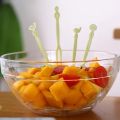 20 pcs Fruit Fork Mini Children Snack Cake Dessert Food Fruit Pick Toothpick. 