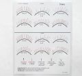 Bundle Beginner and Wispy Eye Shape Lash Map Charts School Practice Training for Fake Eyelashes Wholesale.