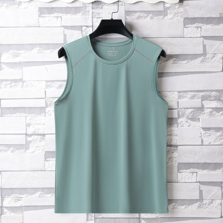 Summer%20Ice%20Silk%20Breathable%20and%20Sweat-absorbing%20Quick%20Drying%20Men's%20Sleeveless%20T-shirt%20Soft%20and%20Comfortable%20Men's%20Top%20-%20Image%202