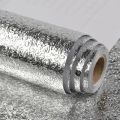 EF Aluminum Foil Paper Kitchen Stickers Waterproof Self-Adhesive Wallpaper. 