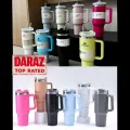 Stanley Tumbler 40 Oz. 1200ML Stanley Cup. Stainless Steel Vacuum Insulated Tumbler mugs with straw. Leak Proof Water bottle. Stanley Quencher. Hot and Cold Beverages.  Thermos Travel Mugs Coffee Mug Gym Mug Driving Cup. 