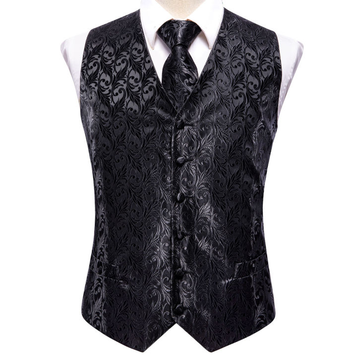 Hi-Tie%20Black%20Men%20Vest%20Paisley%20Jacquard%20Necktie%20Hankerchief%20Cufflinks%20Sets%20Male%20Sleeveless%20V-Neck%20Waistcoat%20Business%20Formal%20-%20Image%203