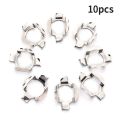 10Pcs H7 Adapter Headlamp Socket Car Led Bulb Holder Lamp Base For D101 High Temperature Resistant Stainless Steel Material.