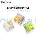 Outemu Silent Peach V2 Switch Upgrade Lemon V2 Switch for Mechanical Keyboard Linear Tactile 5 Pins Lubed Switch Hot swappable. 