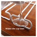 1PCS New Wine Glasses Holder Bartender Stemware Hanging Rack Under Cabinet Stemware Organizer Glass Goblet Iron Rack Bar Tool.