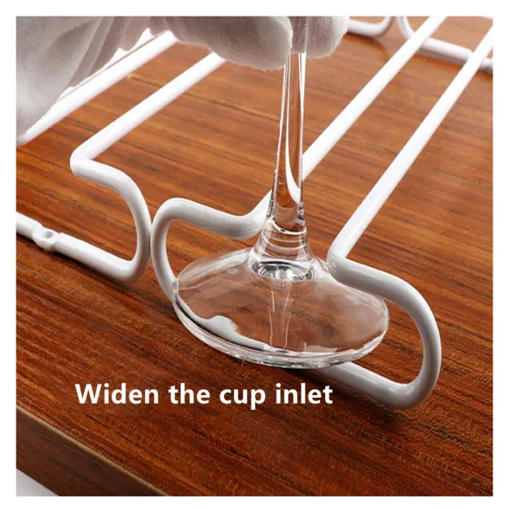 1PCS%20New%20Wine%20Glasses%20Holder%20Bartender%20Stemware%20Hanging%20Rack%20Under%20Cabinet%20Stemware%20Organizer%20Glass%20Goblet%20Iron%20Rack%20Bar%20Tool%20-%20Image%204