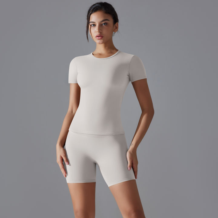 Yoga%20Set%20Women%20Sports%20Short%20Sleeve%20Top%20With%20High%20Waist%20Leggings%20Running%20Jogging%20Workout%20Clothes%20Sports%20Fitness%20Gym%20Sets%20-%20Image%205