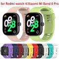 Original Silicone Strap for Redmi Watch 4 SmartWatch Wristband for Redmi Watch 4 Bracelet Band Watchband Sport Accessories. 
