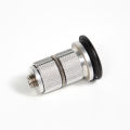 3K Carbon Fiber Headset Top Cap & Compression Plug Kit 1-1/8” Expansion Bolt For Threadless Stem MTB Road Bike Fork. 
