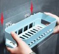 Wall Hanging Plastic Kitchen and Bathroom Shelf.