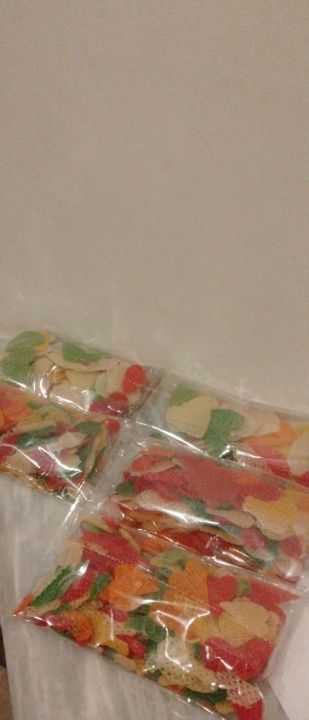 fry salnty colorful snacks