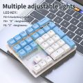 K33 Wired Mechanical Numeric Keypad With Multi-color Lights Suitable for Finance, Business, 33-Key Laptop Numeric Keyboard.