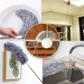 Long Microfiber Duster Extendable Cobweb Duster High Ceiling Brush Scratch Resistant Washable Bendable Dusters 100 Inches Extension. 