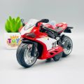 Yamaha R6 Metal Model Heavy Bike Pullback Function Toy For Kids. 