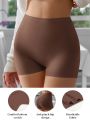 Hot Sale Seamless Ice Silk Solid Biker Shorts Boxer Short Leggings Sports Yoga Pants Seamless Women Shorts Panties. 