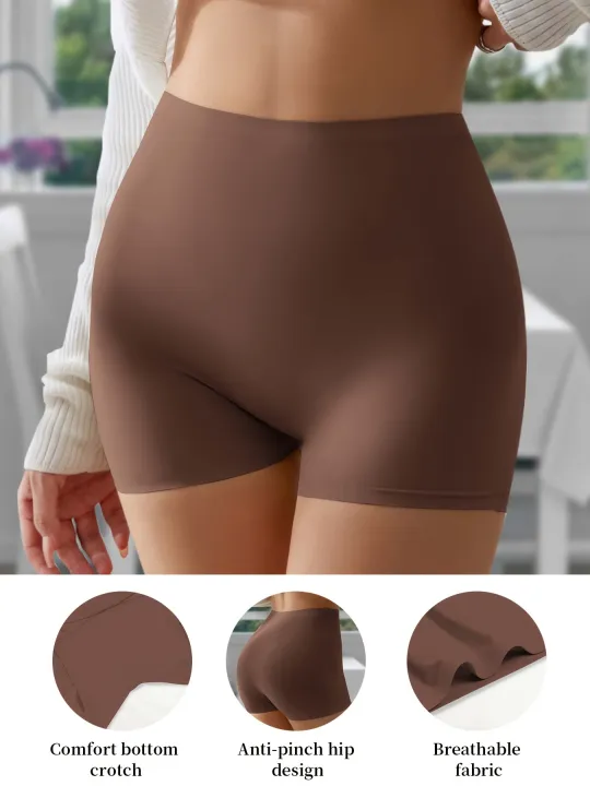 Hot%20Sale%20Seamless%20Ice%20Silk%20Solid%20Biker%20Shorts%20Boxer%20Short%20Leggings%20Sports%20Yoga%20Pants%20Seamless%20Women%20Shorts%20Panties%20-%20Image%208