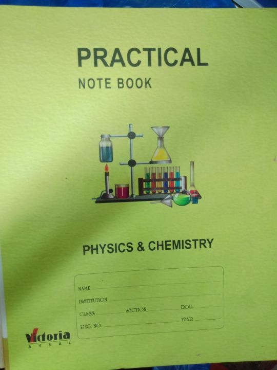 Victoria Practical Khata Physics or Chemistry 90 Pages 2024 edition