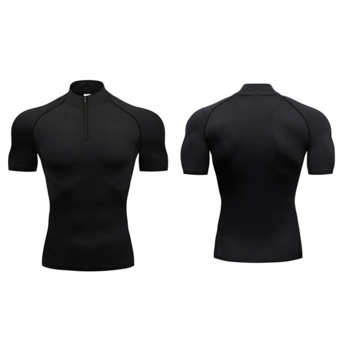 Compression%20Shirt%20Men%20Running%20Short%20Sleeve%20T-shirt%20Gym%20Clothes%20Summer%20Tight%20Fitness%20Polo%20Shirt%20Quick%20Dry%20Bodybuilding%20Muscle%20Tee%20-%20Image%202