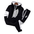 New Mens Tracksuit Printing Single Piece Sweatshirts Sweatpants Casual Hoodie Pants Outdoors Mens Clothing Hot Sales Streetwear. 