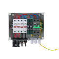 2 in 1 out DC 600V Solar photovoltaic PV Combiner Box With Lightning Protection 32A Fuse MCB SPD Waterproof IP65 Distribution.