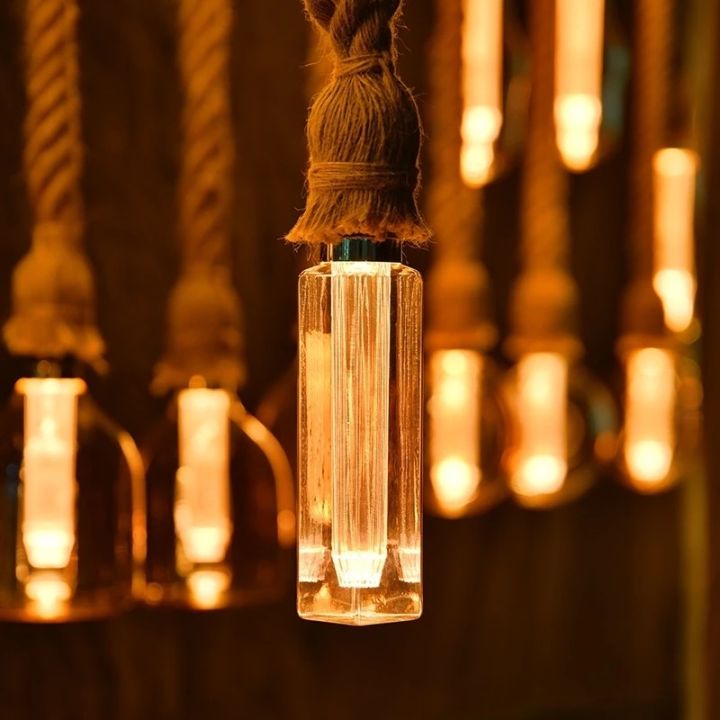 DS42-200  3w Vintage Edison Led Bulb Decorative light  E27 Lamp holder Amber colour