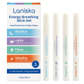 4pcs Air Freshener Diffuser Pens For Boost Focus Clear Breath Relaxation Sensory Relaxation Herbal Aromatherapy Diffuser Pen.
