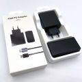 Official Samsung 45W PD Fast Charging Adapter Type-C to Type-C Adapter and Cable 2 pin. 