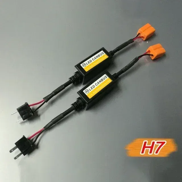4/2pcs%20LED%20Canbus%20Decoder%20Adapter%20For%20H1%20H4%20H7%20H11%209005%209006%209012%20Anti-Flicker%20Harness%20Bulbs%20Resistor%20Warning%20Error%20Canceller%20-%20Image%207