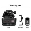 ZIFON YT1000 Electronic Pan Tilt Head Panoramic Motorized Tripod Pan Tilt Head with Speed Adjustment for Camera and Smartphone.