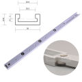 Aluminium Alloy T-tracks Slot Miter Track And Miter Bar Slider Table Saw Miter Gauge Rod Woodworking Tool Durable In Use. 