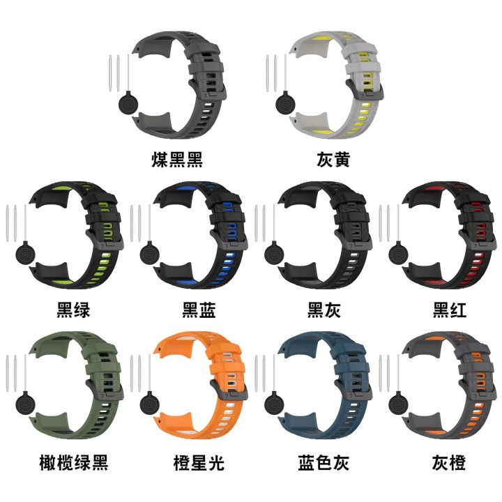 Silicone%20Strap%20for%20Garmin%20Instinct%203%2050mm%2045mm%20Two-tone%20Comfortable%20Wristband%20for%20Garmin%20Instinct%203%2045mm%2050mm%20Accessories%20Correa%20-%20Image%205