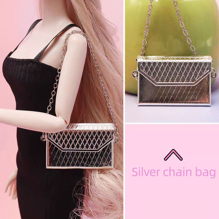 1%20Piece%20of%20Openable%20Dollhouse%20Miniature%20Metal%20Handbag%201/12%201/6%20Mini%20Simulation%20Shoulder%20Bag%20BJD%20Doll%20Decoration%20Accessories%20-%20Image%205