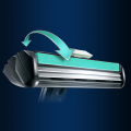 Gillette Vector Razor Blades 2 Layer Blades Skinguard Sensitive Skin Straight Manual Razor Shaver For Men Beard Removel. 