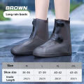 Adult Overshoes For Outdoor, Silicone Waterproof Shoe Covers, Rainy Day Shoe Cover, Reusable Non-Slip Rain Boots.