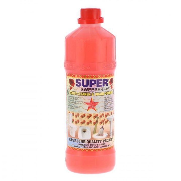 SUPER SWEEPER TOILET CLEANER AND DRAIN OPENER 600 ML