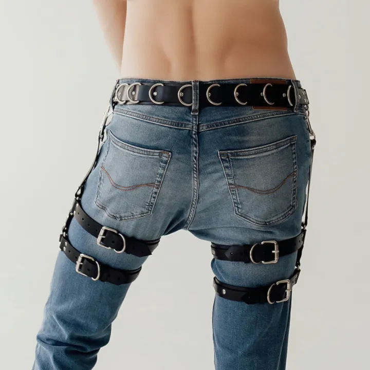 Fashion%20Men%20Sexy%20Punk%20Leather%20Suspenders%20Leg%20Harness%20Sissy%20Gay%20Thigh%20Harness%20Belt%20Men%20Pants%20Accessories%20Bdsm%20Bondage%20Suspenders%20-%20Image%204