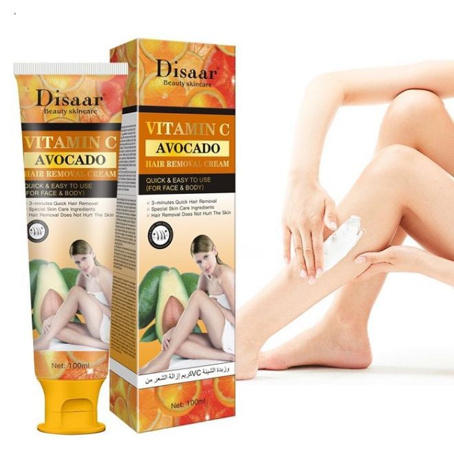 Disaar%20Vitamin%20C%20and%20Avocado%20Hair%20Removal%20Cream%20100%20ml%20-%20Image%204