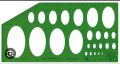 ELLIPSE TEMPLATE FOR TECHNICAL DRAWING PURPOSE GOOD QUALITY AND GOOD STAFF. 